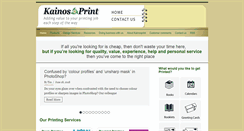 Desktop Screenshot of kainosprint.com.au